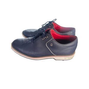 Footjoy Men’s Golf Shoes Blue Leather Versatrax Spikeless 10.5